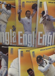 ENGLAND V AUSTRALIA 1997 CRICKET PROGRAMMES - SET OF 7
