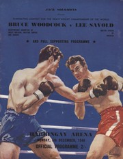 BRUCE WOODCOCK V LEE SAVOLD 1948 BOXING PROGRAMME