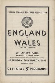 ENGLAND  V WALES (SCHOOLS