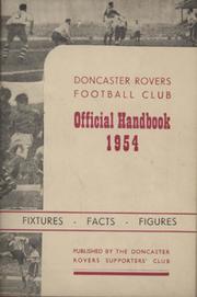DONCASTER ROVERS FC 1954-55 OFFICIAL HANDBOOK