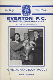 EVERTON FC 1970-71 OFFICIAL HANDBOOK