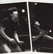 FAN CHANGMAO (CHINA) TABLE TENNIS PHOTOGRAPHS X2