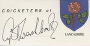 CYRIL WASHBROOK (LANCASHIRE & ENGLAND) CRICKET AUTOGRAPH