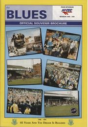 THE BLUES (SOUTHEND UNITED F.C.) - OFFICIAL BROCHURE 1991