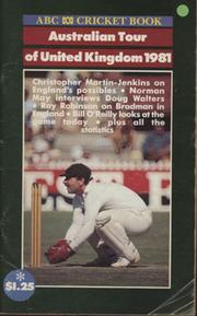 ABC CRICKET BOOK: AUSTRALIAN TOUR OF ENGLAND 1981