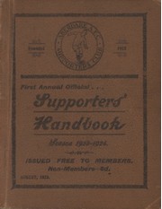 ABERDARE ATHLETIC F.C. 1923-24 SUPPORTERS