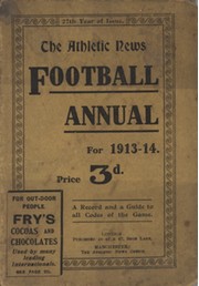 ATHLETIC NEWS FOOTBALL ANNUAL 1913-14