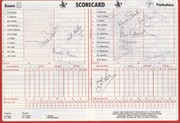 ESSEX V YORKSHIRE 1983 (JOHN PLAYER LEAGUE) CRICKET PROGRAMME - SIGNED BY YORKSHIRE TEAM