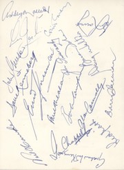ENGLAND V AUSTRALIA 1968 CRICKET DINNER MENU - SIGNED BY AUSTRALIANS