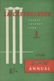 LEICESTERSHIRE COUNTY CRICKET CLUB 1956 ANNUAL