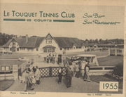 LE TOUQUET TENNIS CLUB (BROCHURE FOR 1955)