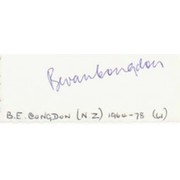 BEVAN CONGDON CRICKET AUTOGRAPH