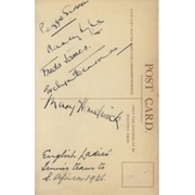 ENGLAND LADIES TENNIS TEAM TO SOUTH AFRICA 1936