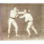 SALLE JULIEN LECLERC (PARIS) 1890S BOXING PHOTOGRAPH