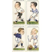 FOOTBALL CARICATURES 1935 (HIGNETT) CIGARETTE CARDS
