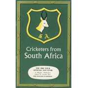CRICKETERS FROM SOUTH AFRICA: THE 1960 TOUR OFFICIAL SOUVENIR 