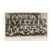 SOUTH AFRICAN RUGBY TEAM 1906-07 RUGBY POSTCARD