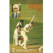HAMPSHIRE COUNTY CRICKET CLUB ILLUSTRATED HANDBOOK 1978