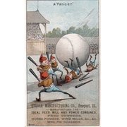 BASEBALL ADVERTISING CARD 