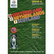 NETHERLANDS V SCOTLAND, SWITZERLAND V NETHERLANDS AND SCOTLAND V SWITZERLAND (EURO 96 GROUP A) FOOTBALL PROGRAMME
