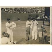 FRED PERRY ON COURT 1930S (ROLAND GARROS)