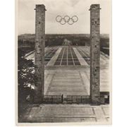 BERLIN OLYMPICS STADIUM 1936 POSTCARD