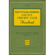 NOTTINGHAMSHIRE COUNTY CRICKET CLUB HANDBOOK 1956