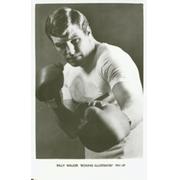 BILLY WALKER BOXING POSTCARD