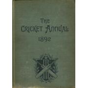 THE CRICKET ANNUAL 1892