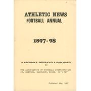 ATHLETIC NEWS FOOTBALL ANNUAL 1897-98 (FACSIMILE EDITION)