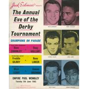 DAVE CHARNLEY V DOUG VAILLANT 1962 BOXING PROGRAMME