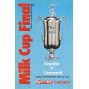 EVERTON V LIVERPOOL 1984 (MILK CUP FINAL) FOOTBALL PROGRAMME