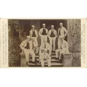 CAMBRIDGE UNIVERSITY BOAT RACE CREW 1893 (CABINET CARD) PHOTOGRAPH