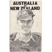 NEW ZEALAND V AUSTRALIA 1960 (BASIN RESERVE) CRICKET PROGRAMME