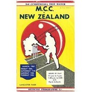 NEW ZEALAND V ENGLAND 1961 (LANCASTER PARK) CRICKET PROGRAMME