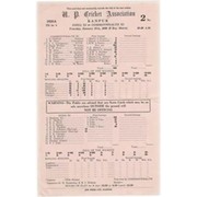 INDIA V COMMONWEALTH XI 1950 CRICKET SCORECARD - WORRELL 223