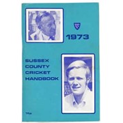 OFFICIAL SUSSEX CRICKET HANDBOOK 1973
