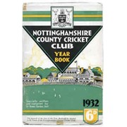 NOTTINGHAMSHIRE COUNTY CRICKET CLUB 1932 YEARBOOK