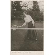 PHYLLIS DARE 1906 TENNIS POSTCARD
