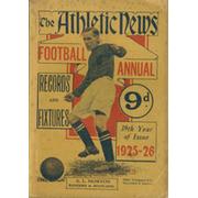 ATHLETIC NEWS FOOTBALL ANNUAL 1925-26