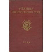 YORKSHIRE COUNTY CRICKET CLUB 1894 [ANNUAL]