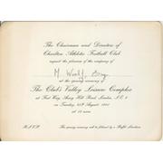 CHARLTON ATHLETIC - OPENING OF THE VALLEY LEISURE COMPLEX 1981