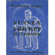 EVENING ARGUS SUSSEX CRICKET HANDBOOK FOR 1949