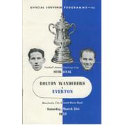 BOLTON WANDERERS V EVERTON 1953 F.A. CUP SEMI-FINAL FOOTBALL PROGRAMME