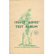 1954-55 "ASHES" TEST ALBUM