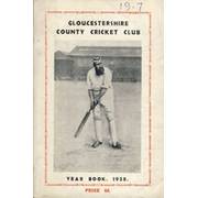 GLOUCESTERSHIRE COUNTY CRICKET CLUB  YEAR BOOK 1938