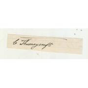CHARLES THORNEYCROFT AND EDMUND MITCHELL CROSSE (NORTHAMPTONSHIRE) CRICKET AUTOGRAPHS