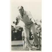 BILL JOHNSON (AUSTRALIA) SIGNED CRICKET PHOTOGRAPH