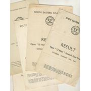 SOUTH EASTERN ROAD CLUB TIME TRIAL OFFICIAL RESULTS 1950 TO 1956