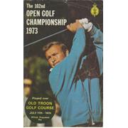 OPEN CHAMPIONSHIP 1973 (OLD TROON) GOLF PROGRAMME